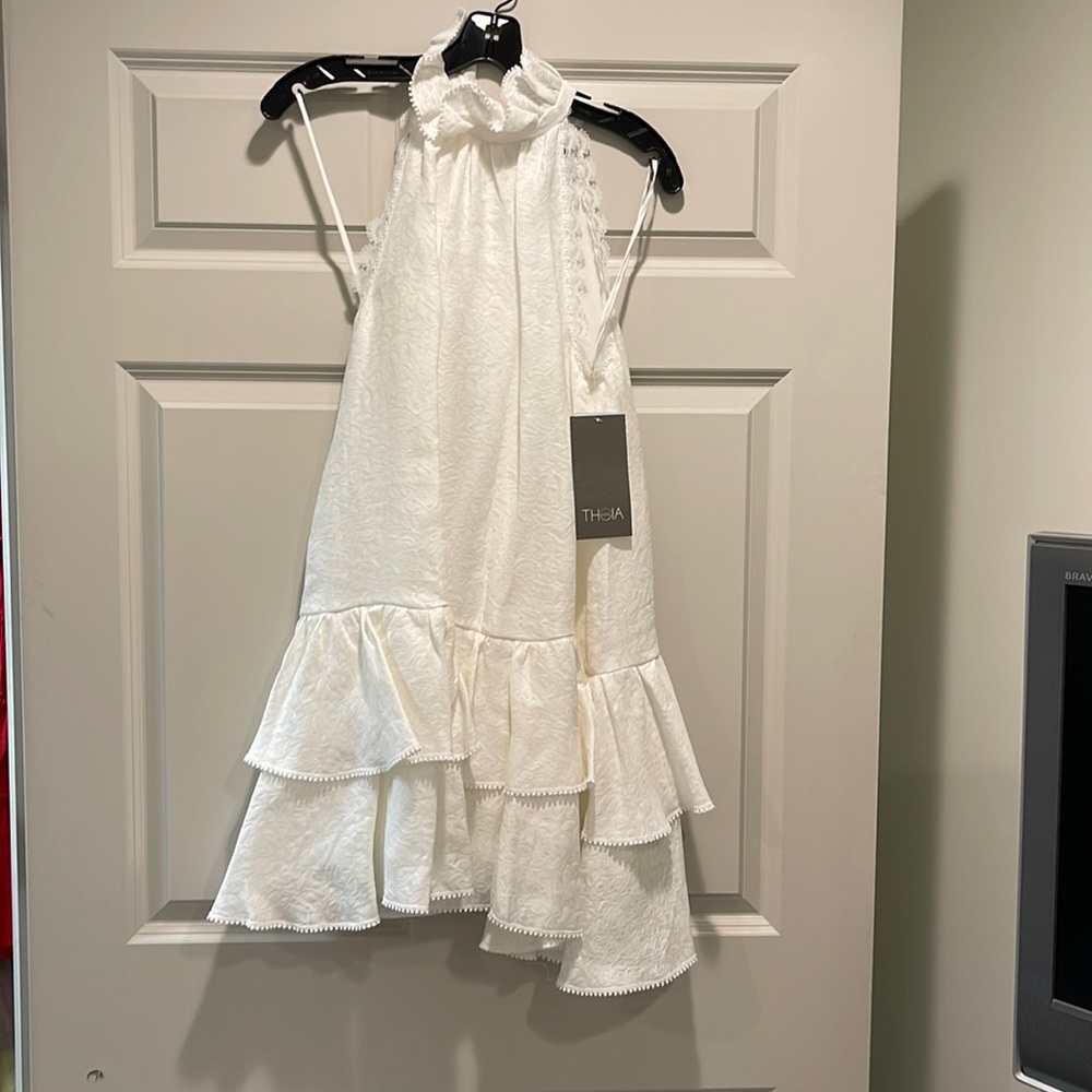 White mini dress!